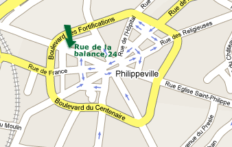 Place de Philippeville à 30 km de Charleroi, 90 Km De Bruxelles