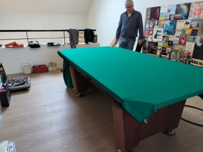 instalation d'un billard us particulier