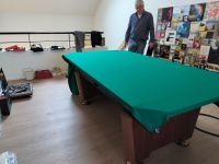 instalation d'un billard us particulier